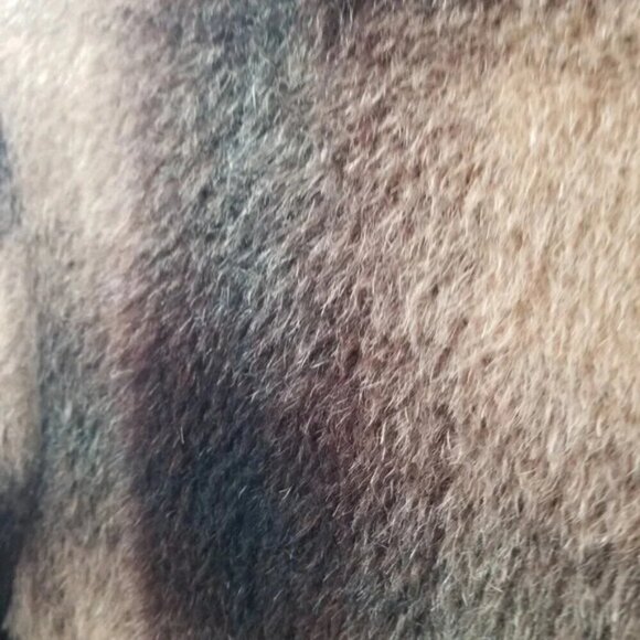 Vintage 100% Pure Mohair Belted Long Coat - Picture 8 of 16